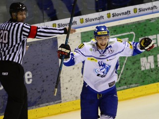 Útočník Matúš Matis ešte v drese Popradu.