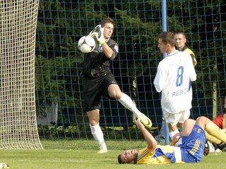 Skúsený gólman. Richard Novák začínal kariéru doma v Moldave.