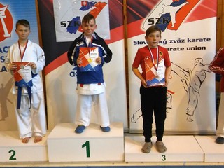 Martin Stříž. Vybojoval prvé miesto.