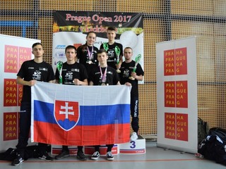 Michalovskí kickboxeri na turnaji Prague Open 2017.