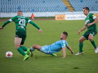 Prešovskí futbalisti na Slovane dvakrát viedli, vracajú sa naprázdno