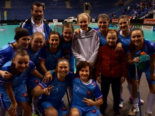 Mladí Košičania. S reprezentačným tímom Slovenska.