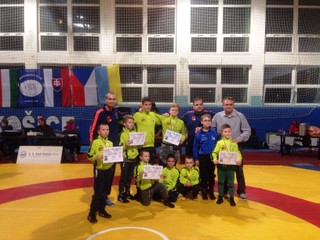 Sninčania na turnaji v Košiciach. 