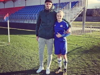 Talentovaná futbalistka Diana Lemešová.