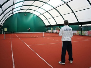 Tenisový areál TK Slovan Bardejovské Kúpele. 