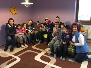 Návšteva detského domova. 