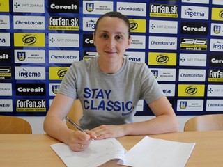 Ukrajinská brankárka Iryna Jablonská.