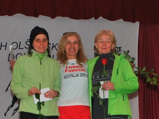 Najlepšie ženy v kategórii nad 50 rokov.