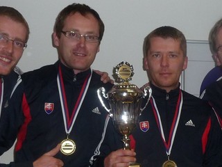 Majstri Slovenska 2018. Tomáš, František, Peter a Pavol Pitoňákovci.