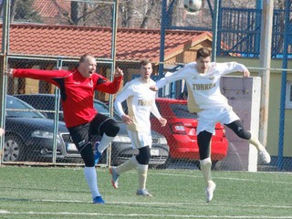 FK Košice v generálke zdolal Medzev 3:1. Vpravo jedna z posíl František Vancák. 