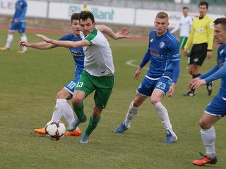 Momentka zo zápasu Skalica - Lokomotíva Košice.