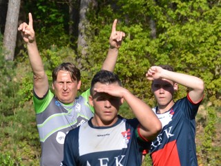 Štefan Kún (vzadu). 