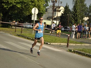 Víťazný Jozef Urban na trati.