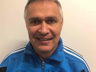 Nový tréner Spišiakov Vladimír Turan. 