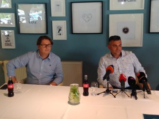 Vladislav Melničák a Dušan Trnka (v bielom).