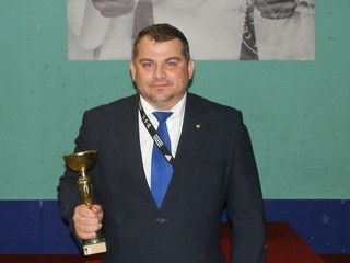 Predseda a tréner ŠKM-KK František Vorobeľ.