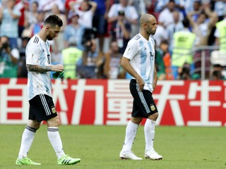 Argentínski futbalisti sa z MS v Rusku porúčali bez fanfár, v role porazených.