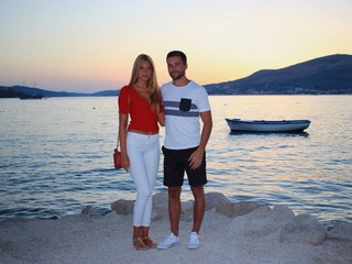 Eduard Šedivý s priateľkou na dovolenke v Chorvátsku.