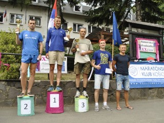 Najrýchlejší muži Hámorskej dvadsiatky bez rozdielu veku.