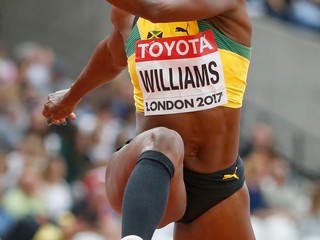 Kimberly Williamsová je tento rok štvrtá najlepšia trojskokanka sveta. 