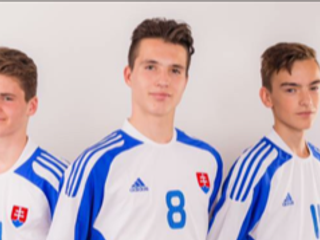 Trojica košických olympijských nádejí. Zľava: Sebastián Bačo, Matúš Šlehofer a Marek Kuruc.