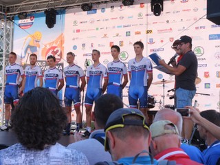 Predstavenie slovenského tímu.