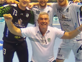 Výbuch radosti si s hráčmi vychutnal v Breste aj majiteľ klubu.