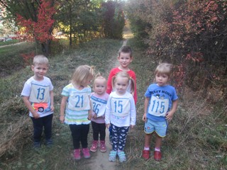 Štart kategórie detí do štyroch rokov.