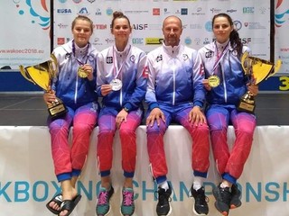 Peter Onuščák a košické medailistky z ME.