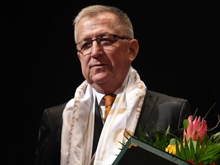 Mikuláš Komanický po zaradení do Siene slávy prešovského športu.