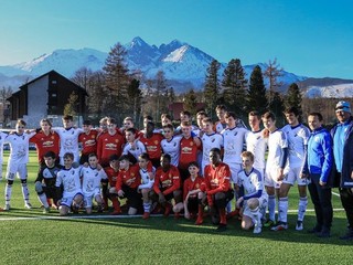 Mladí Popradčania si zahrali s rovesníkmi Manchestru United.