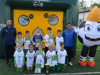 Víťazný tím prešovského krajského kola McDonald´s Cupu 2019 - ZŠ Lúčna Vranov nad Topľou.