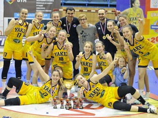 Juniorské majsterky Slovenska z Young Angels Košice.