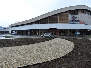 Zimný štadión v Humennom.