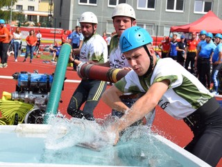 Majstrovská v hasičskom športe v Prešove.