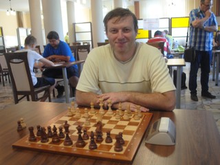 Víťaz turnaja, ukrajinský veľmajster Sergej Ovsejevič. 