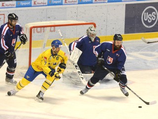 Slováci si exhibičný duel proti Švédom užili.