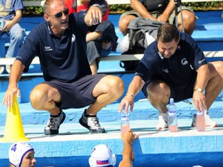 Roman Poláčik (vľavo) bol aj koučom slovenskej reprezentácie.