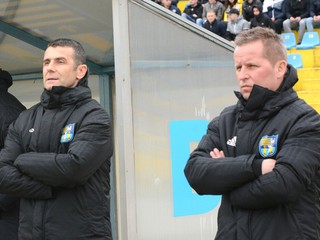 Miroslav Sovič (vpravo) viedol v minulej sezóne áčko FC Košice, v klube pôsobí aj naďalej.