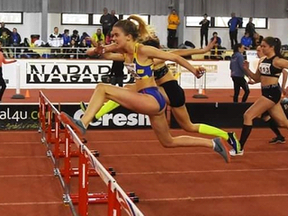 Mia Fotulová zvíťazila v behu na 60 m prekážok.