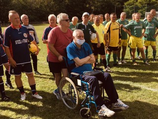 Miroslav Labun na futbalovej akcii na jeho počesť.