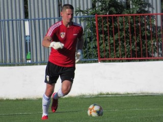 Martin Lipčák pri svojej premiére v drese Sabinova.