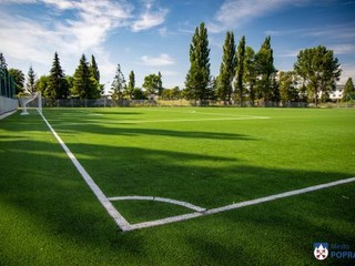 Nové futbalové ihrisko v Poprade.