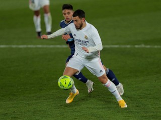 Eden Hazard v zápase proti Celte Vigo.