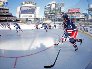 Archívna fotografia NHL Winter Classic z januára 2018.