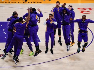 Basketbalisti Los Angeles Lakers.