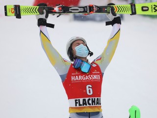 Nór Sebastian Foss-Solevaag vyhral slalom vo Flachau. 