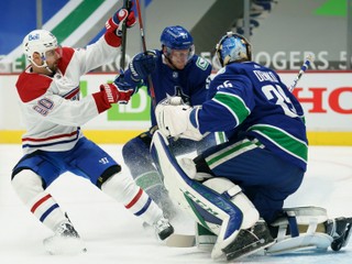 Tomáš Tatar v zápase Vancouver - Montreal.