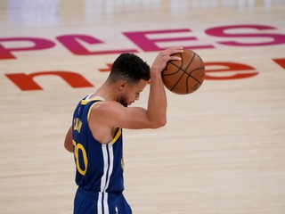 Hráč NBA Stephen Curry, Golden State Warriors.