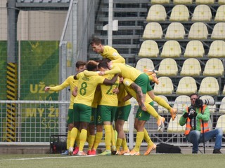 Futbalisti MŠK Žilina na ilustračnej fotografii. 